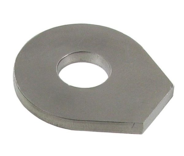 Stainless steel front axle lock plate (each)